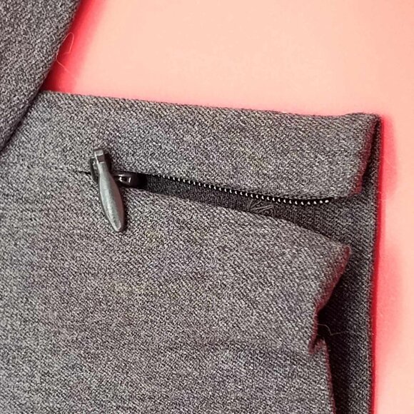 Old Navy - heathered gray size 10 TALL highwaisted skinny ankle pants - NWT - Picture 3 of 4